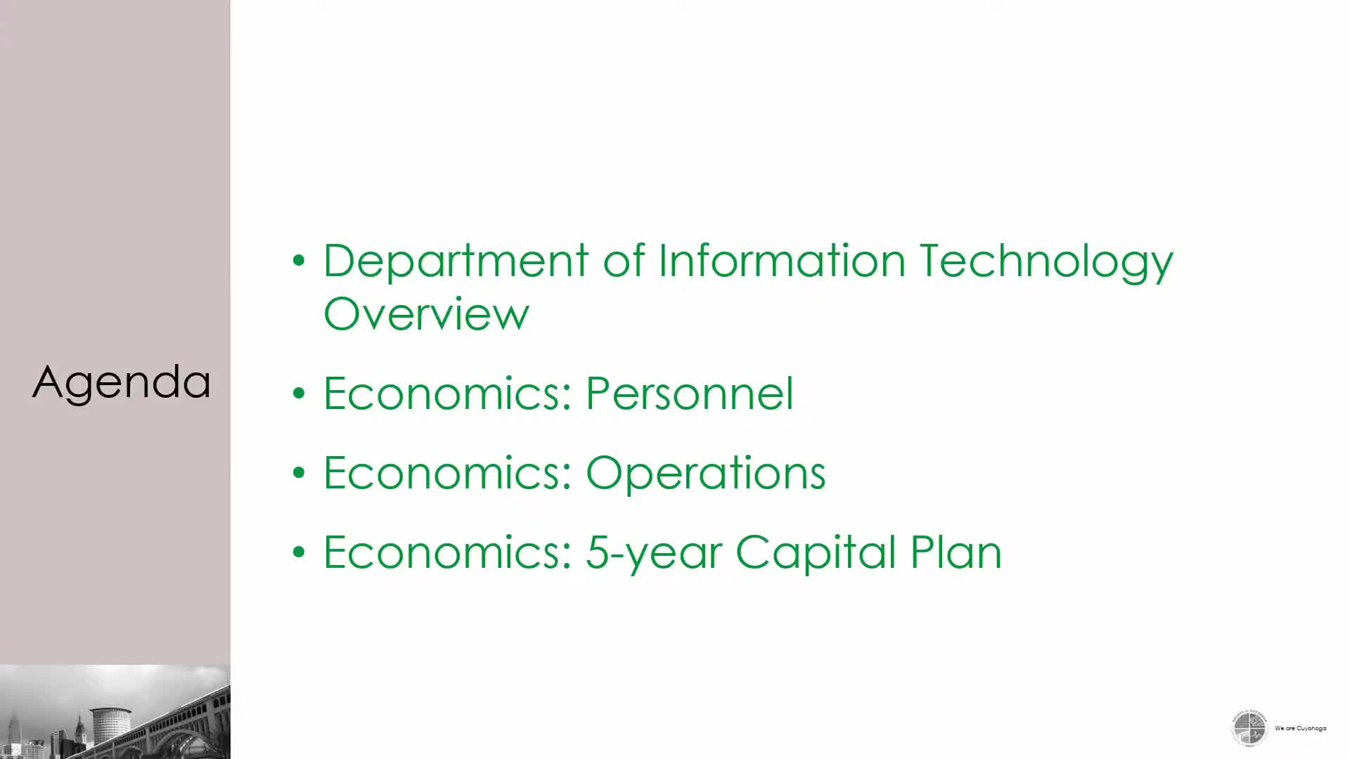 Cuyahoga County IT warns of licensing increases and outlines Infor ERP upgrade in capital plan