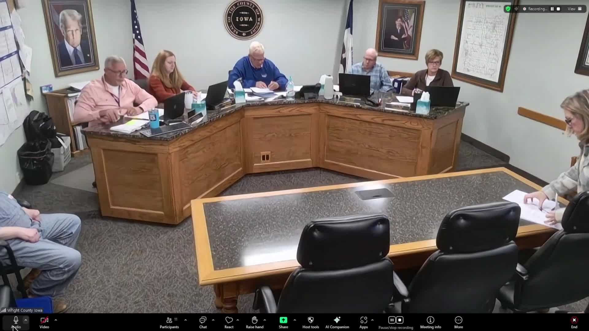 Wright County designates November for Operation Greenlight; board approves proclamation