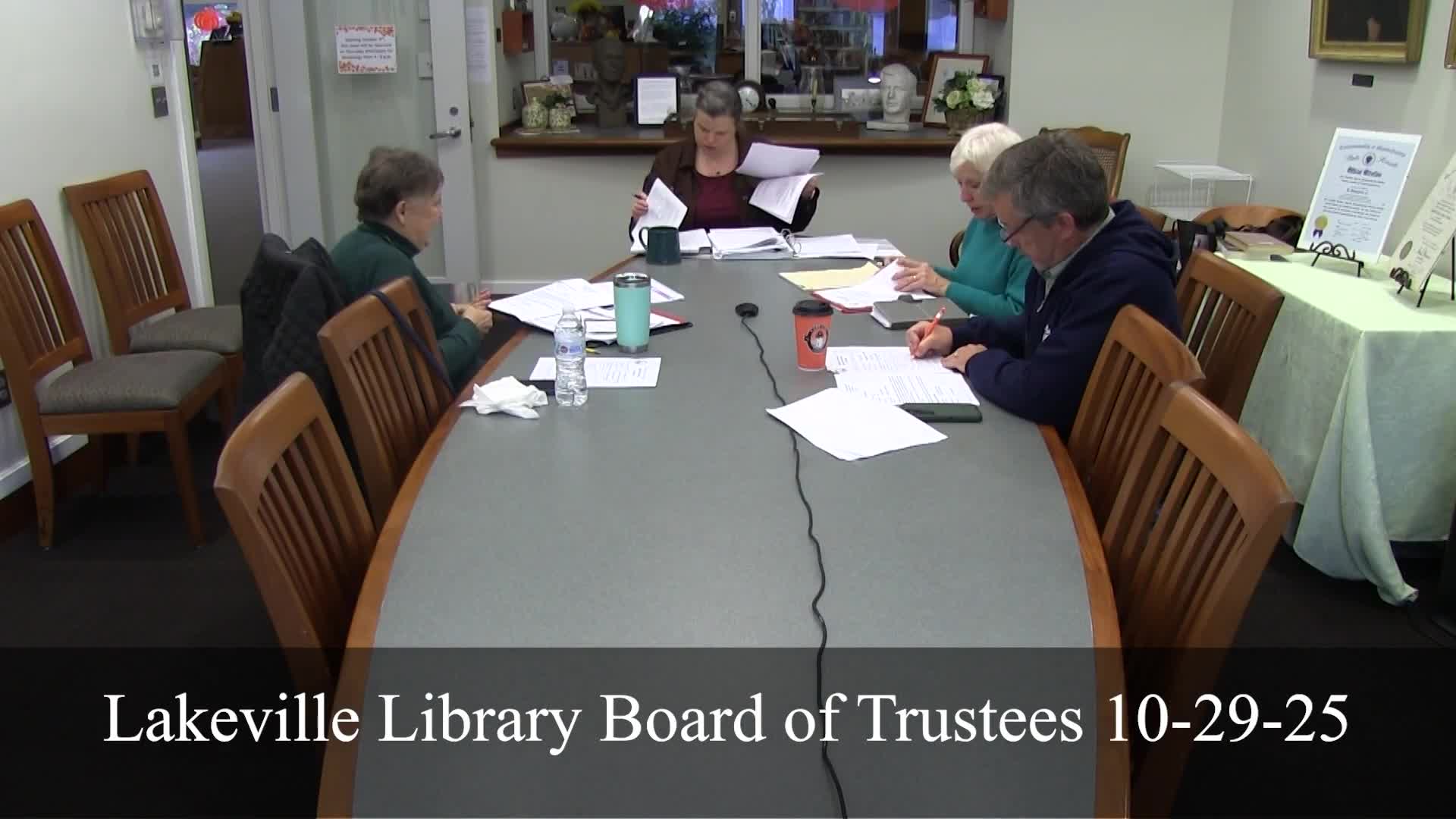 Trustees review emergency procedures draft; plan police review before adoption