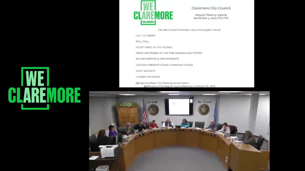 Claremore manager signals utility-billing policy review, possible midyear budget adjustments