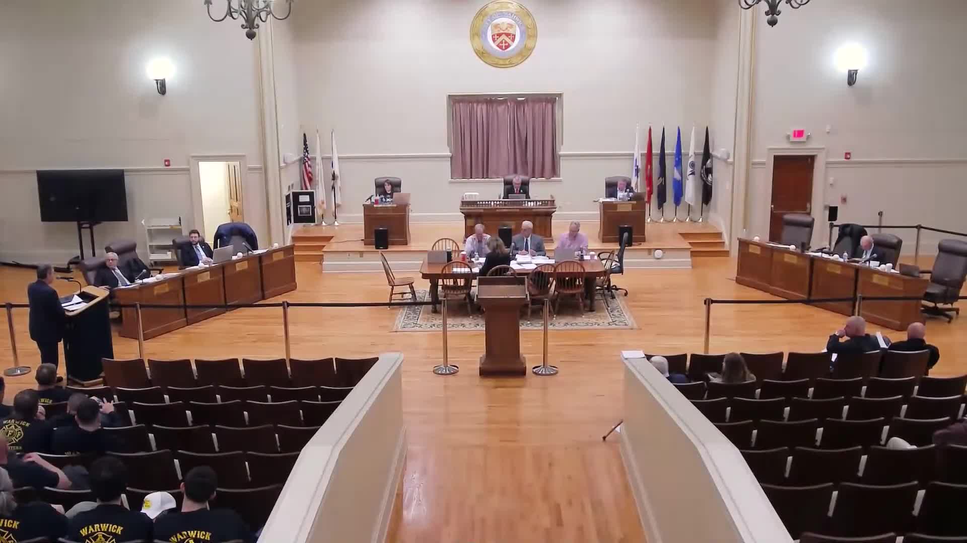 Warwick council ratifies three-year contract with firefighters, preserves phased OPEB contribution