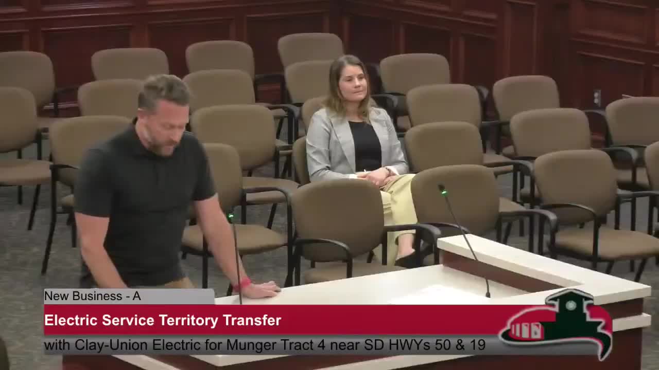 Vermillion approves transfer of electric service territory for annexed Munger Tract