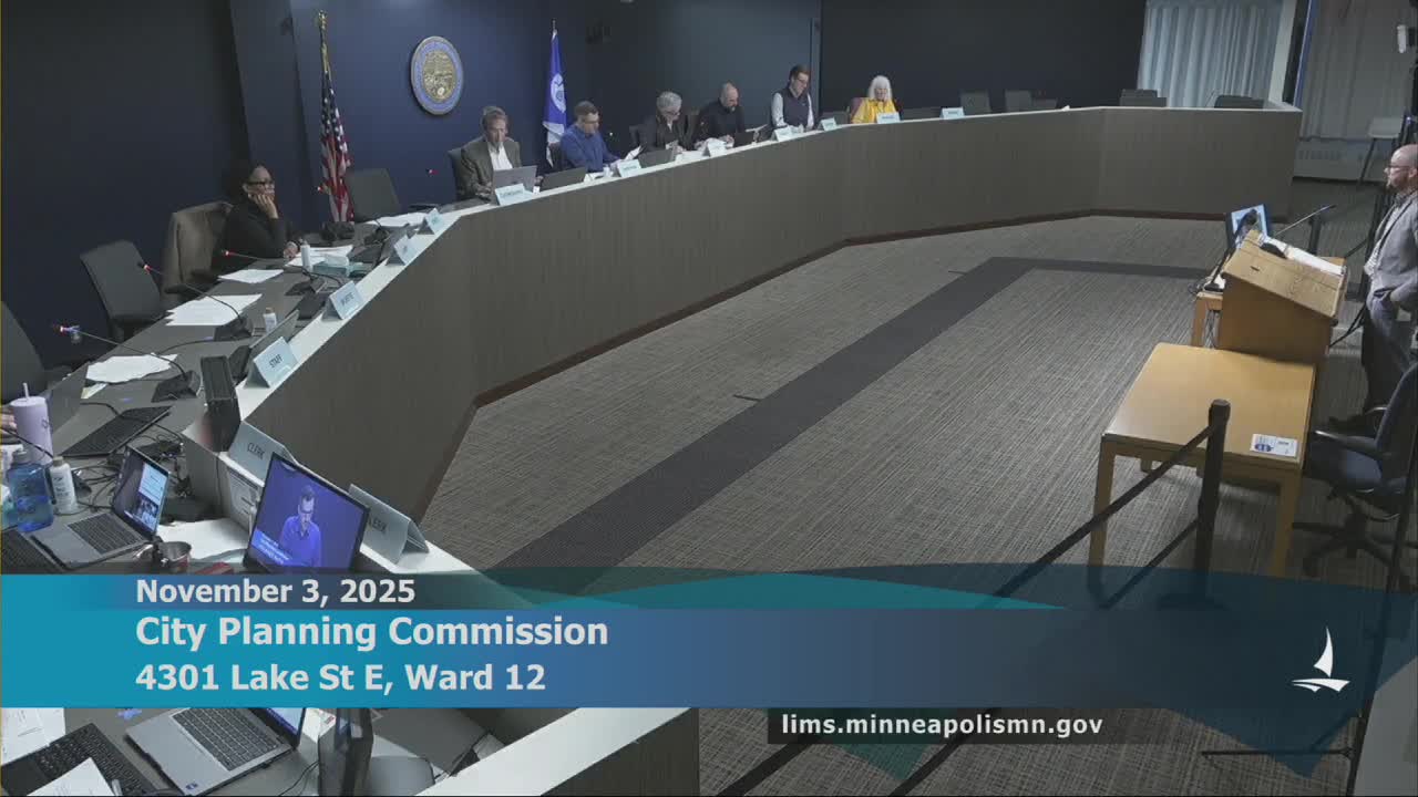 Planning Commission approves vacation of small right‑of‑way at 4301 Lake Street East