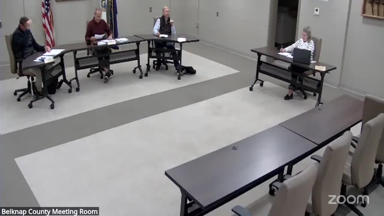 Belknap County reviews 2026 budget; commissioners to invite outside agencies to explain consequences of cuts