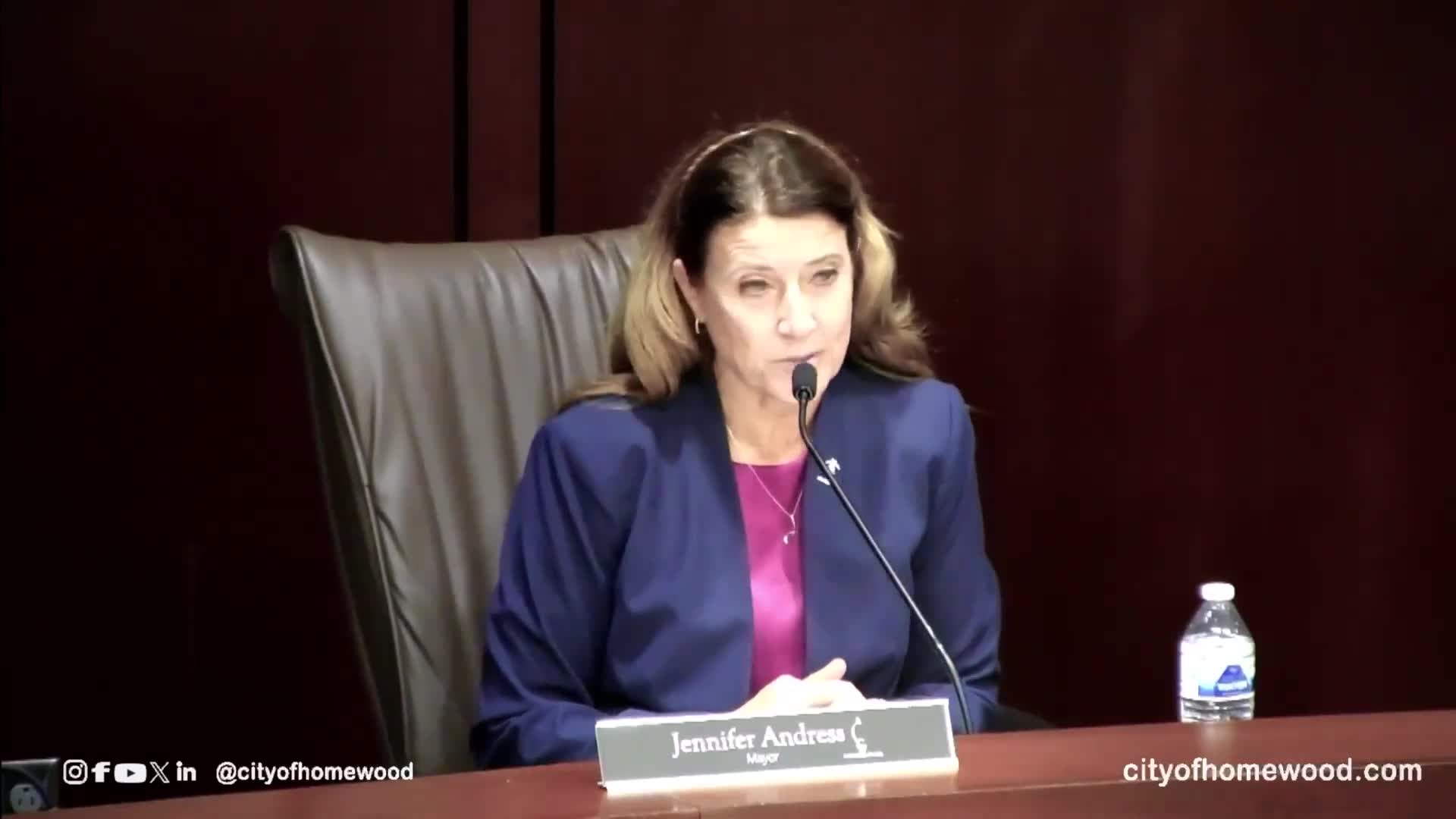 Homewood City Council swears in officials, appoints mayor pro tem and ratifies city bank depositories