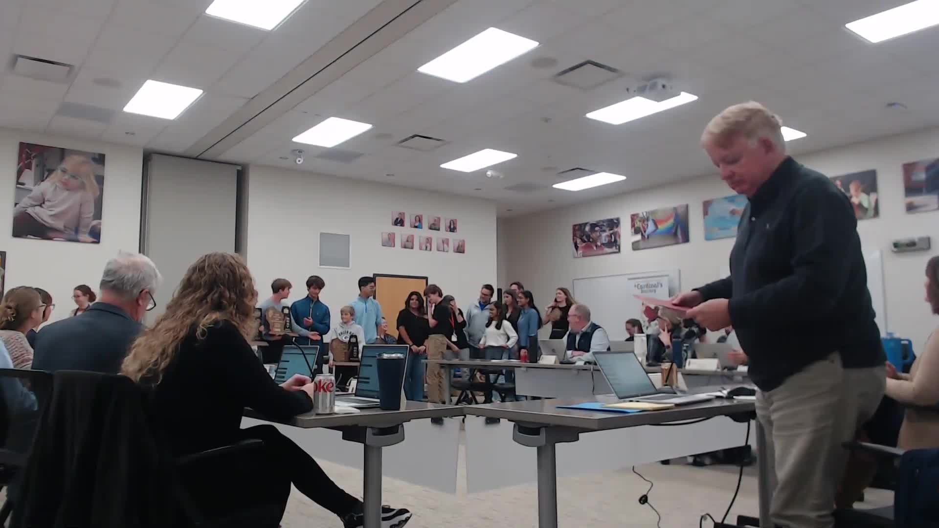 Middleton High marching band, color guard honored for second-place state finish