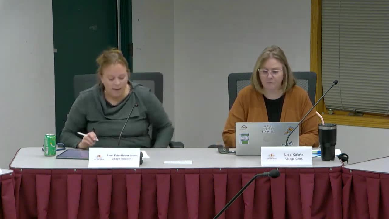 Cottage Grove trustees approve several routine contracts, a budget amendment and demolition; NeoGov software change approved