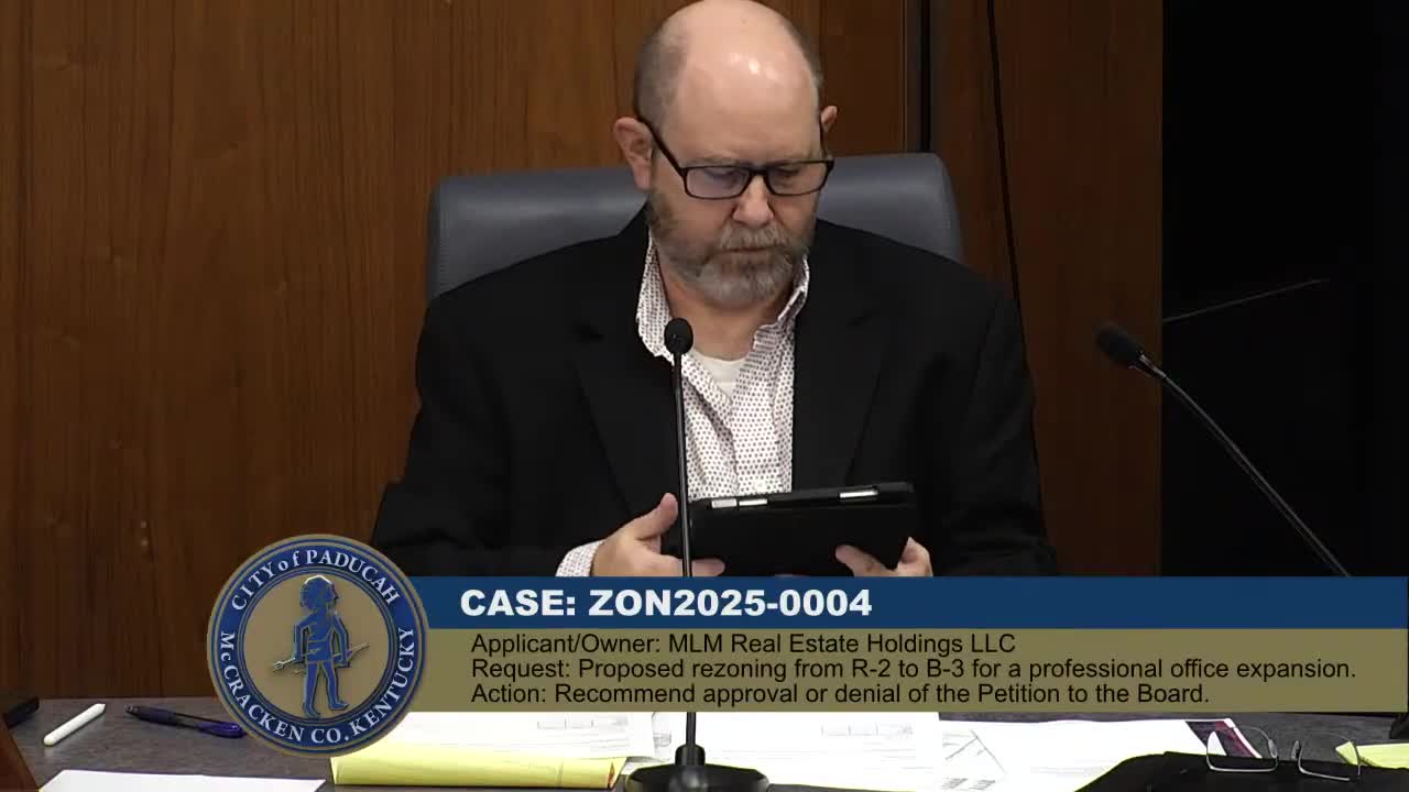 Paducah Planning Commission recommends rezoning for Mangino Dental expansion