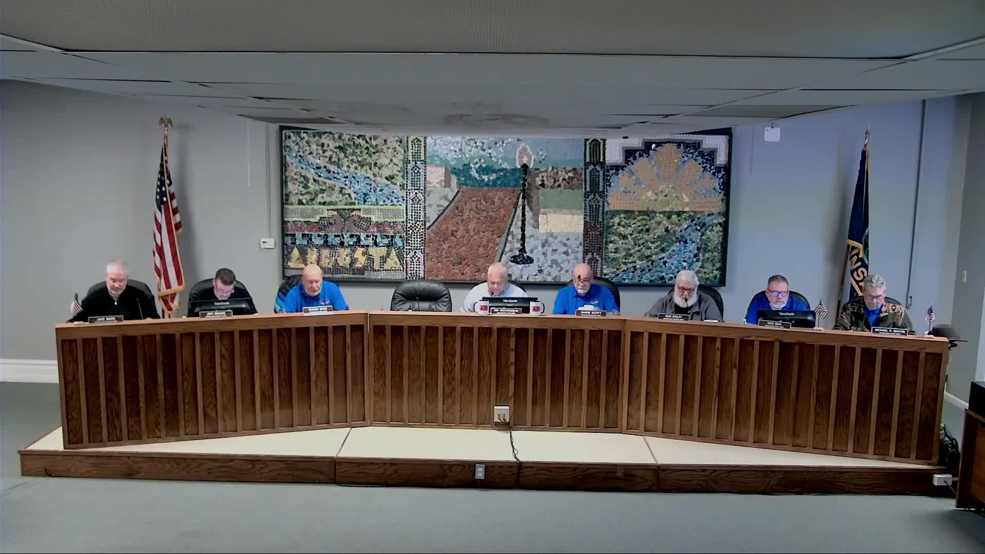 Augusta council approves routine minutes, appropriation ordinance, JEO amendment and fleet purchase