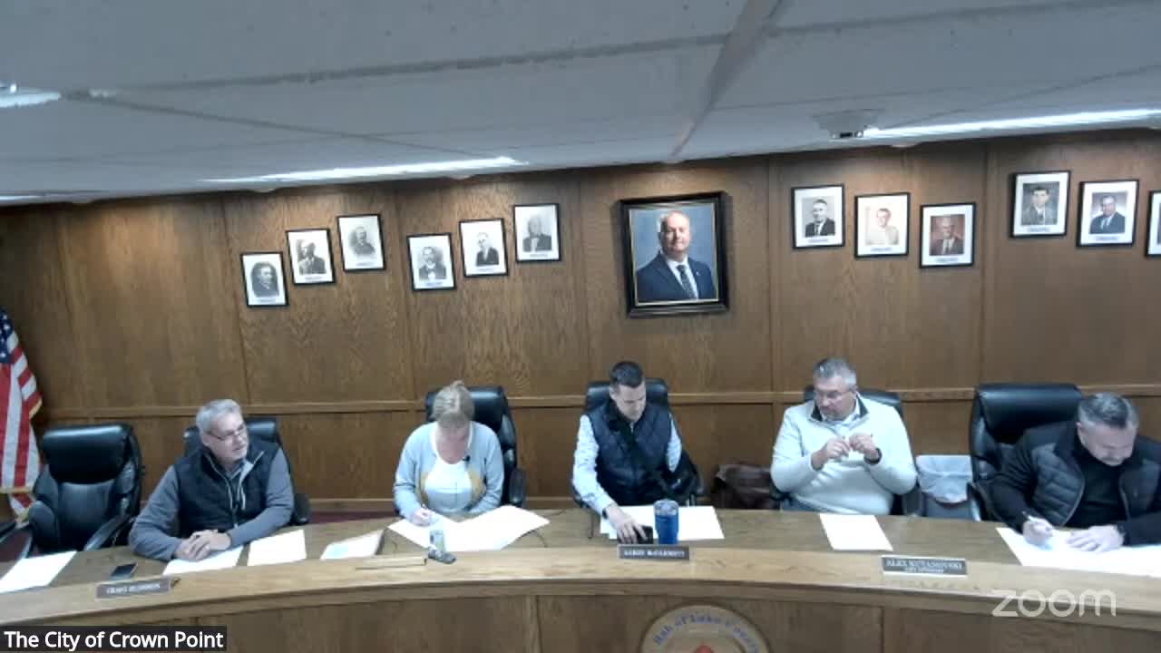 Crown Point City Development Commission approves 2026 TIF spending plan and payment list