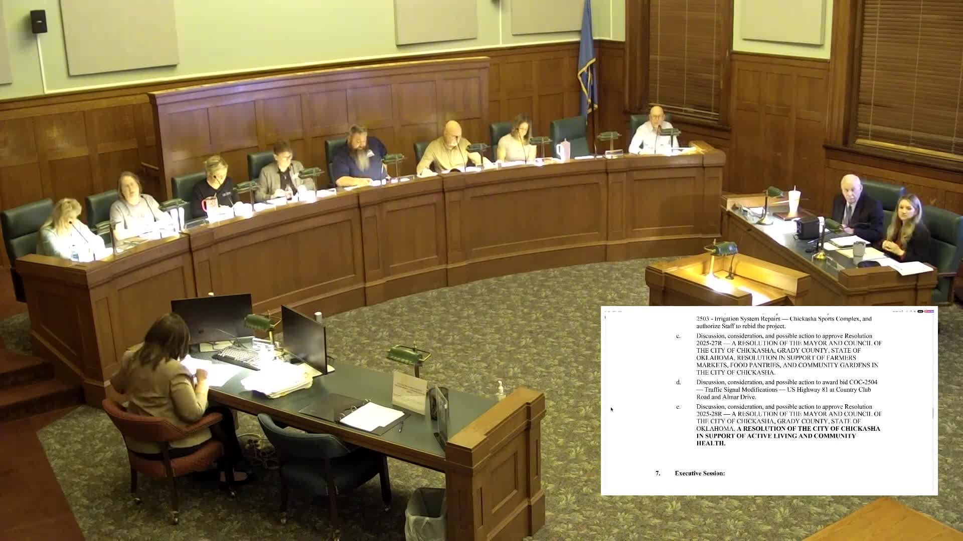 Chickasha council approves traffic-signal modifications contract at US-81 and Almar Drive