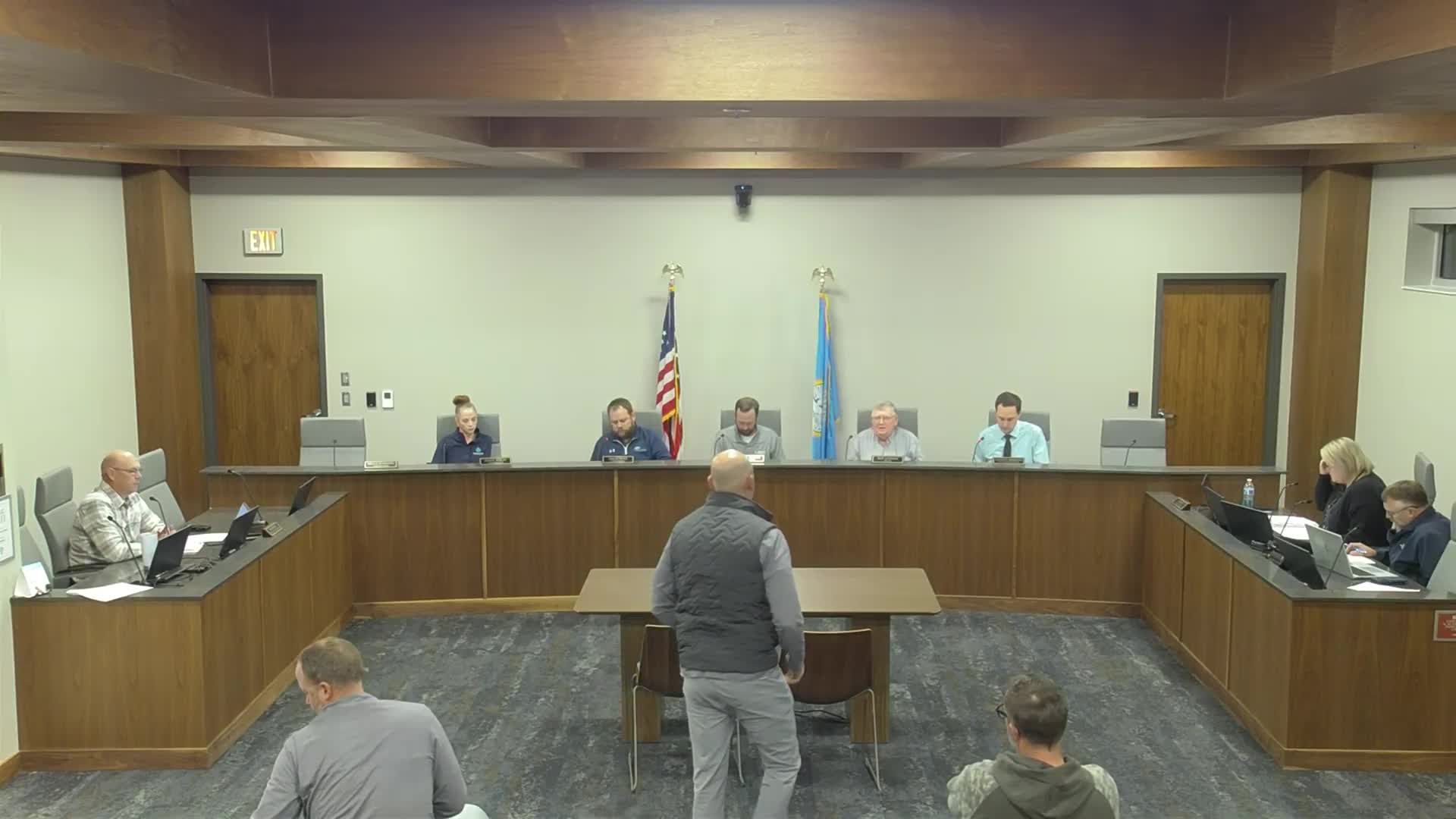 Commission approves budget corrections, 2026 budget and multiple change orders; Heartland energy supplement tabled