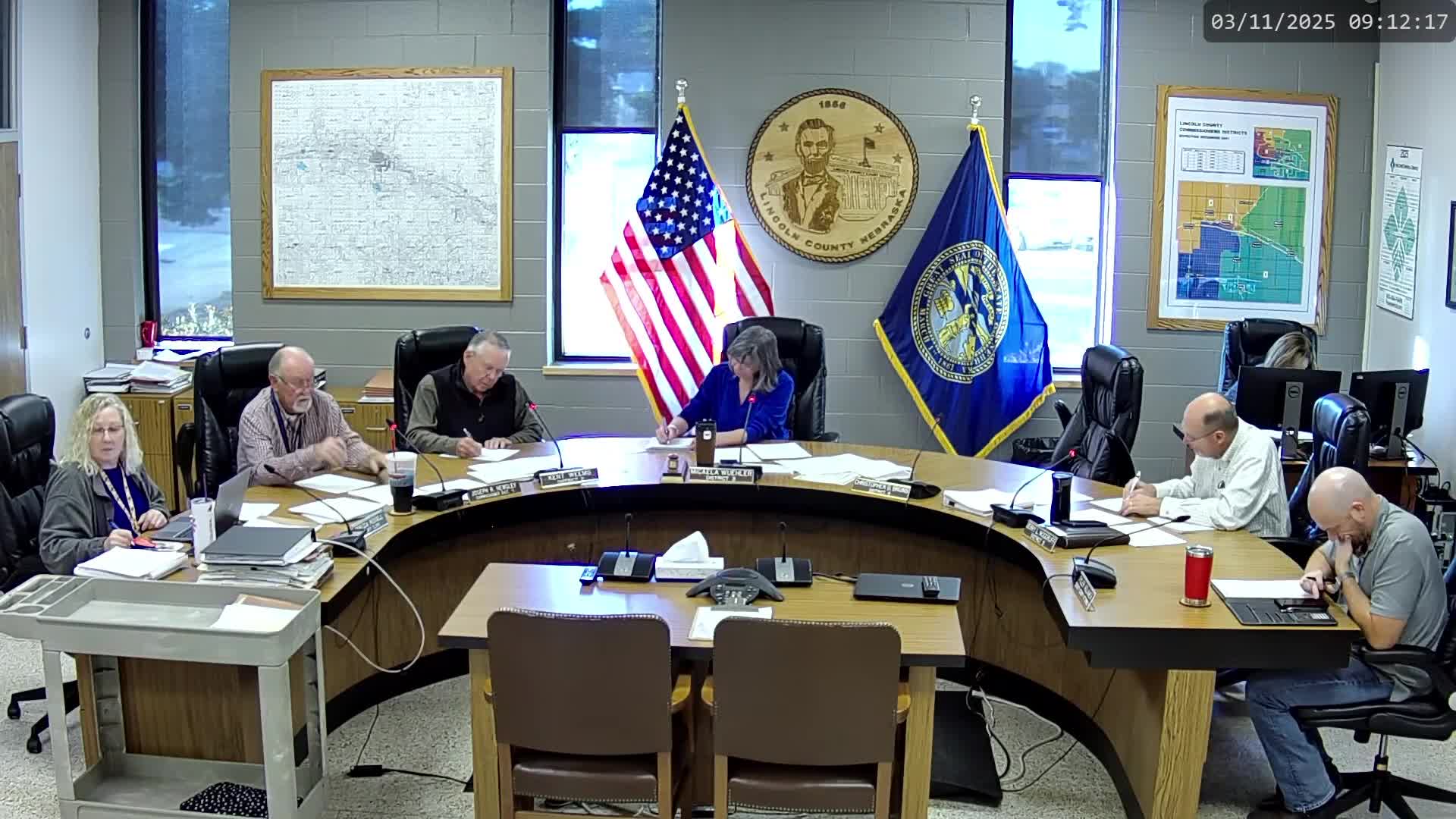 Lincoln County Board of Equalization approves one motor-vehicle tax exemption; no certificates of correction reported