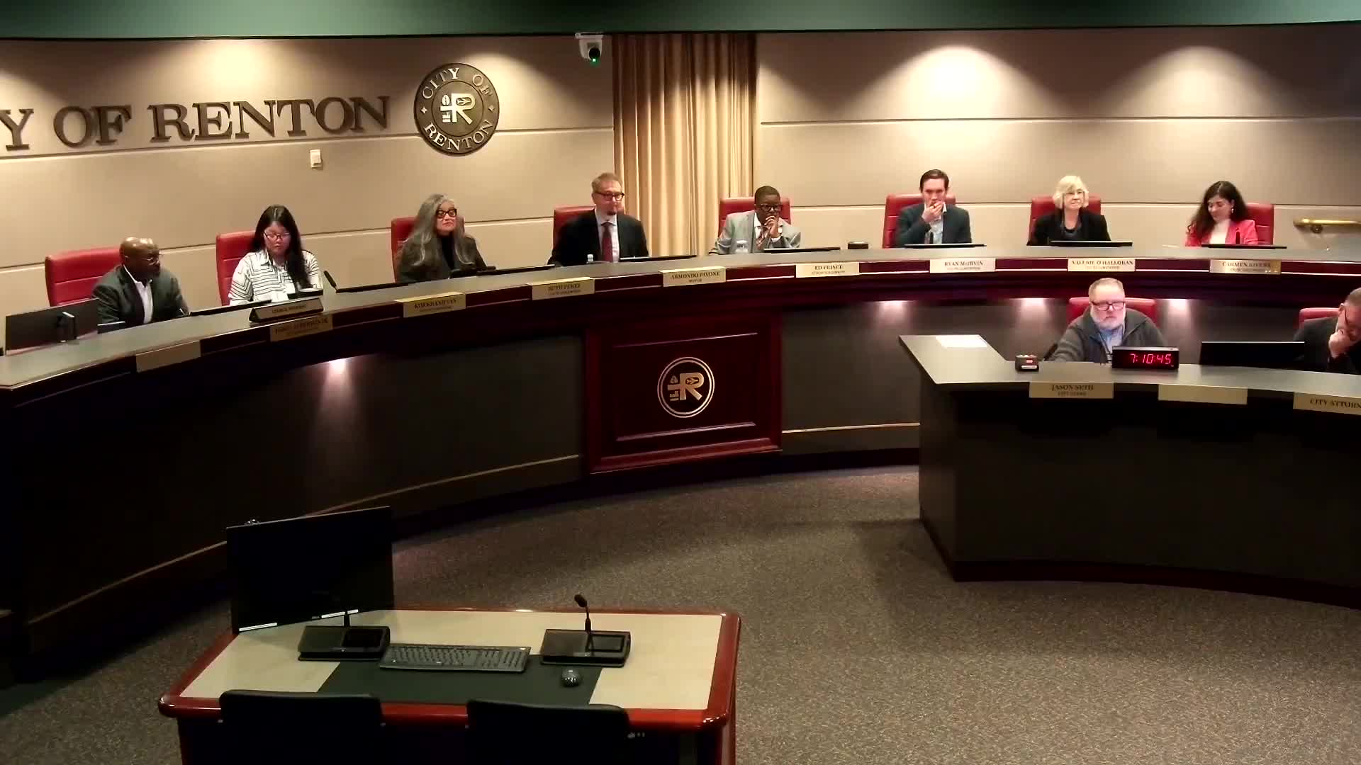 Renton council adopts mid‑biennial budget amendment after 5–2 vote; attempt to pause cuts to Electronic Home Monitoring fails