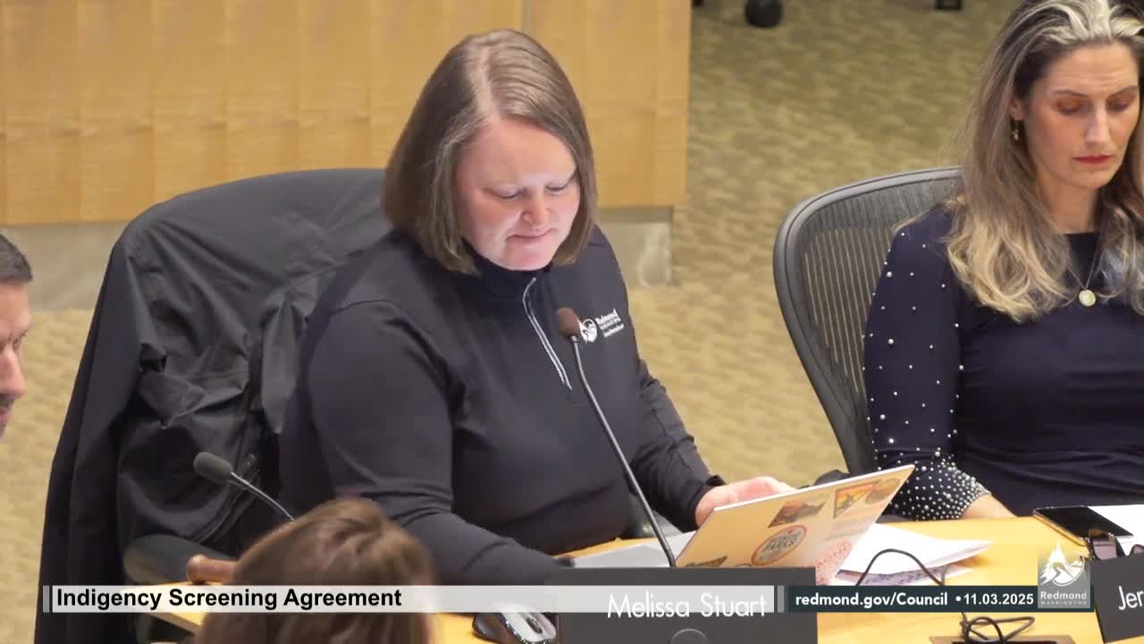 Redmond seeks renewal of King County public defense screening agreement; small annual cost increase noted