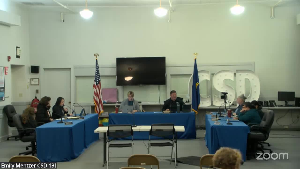 Central SD 13J board approves consent agenda 5-0