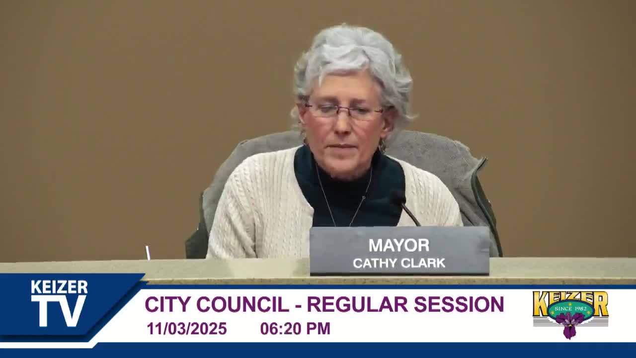 Keizer council approves volunteer committee appointments