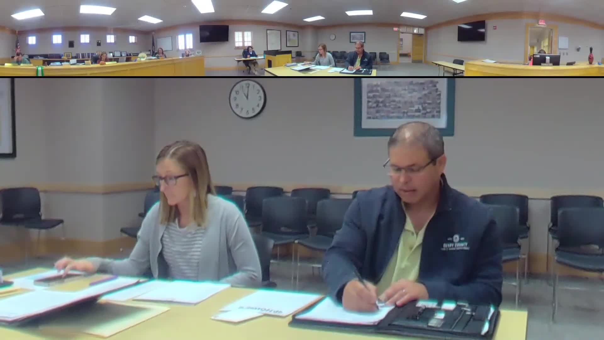 Single bid for county building snow removal; commission approves intercounty snow agreement