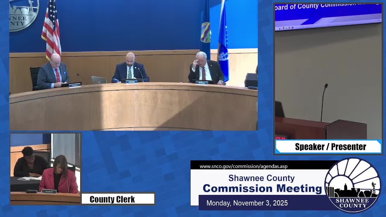 Shawnee County Department of Corrections authorized to post and fill three maintenance positions funded in 2026 budget