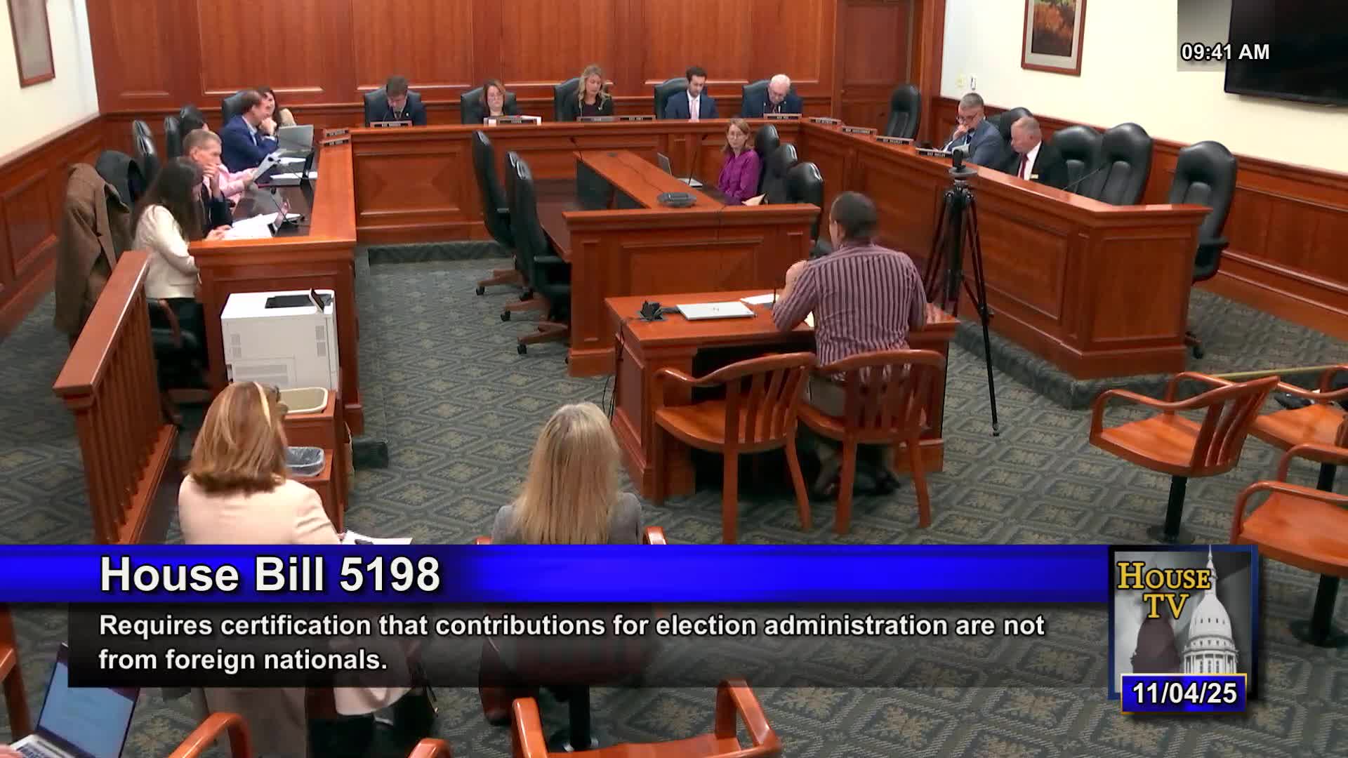 Panel weighs limits and disclosures for private and foreign funding of election administration