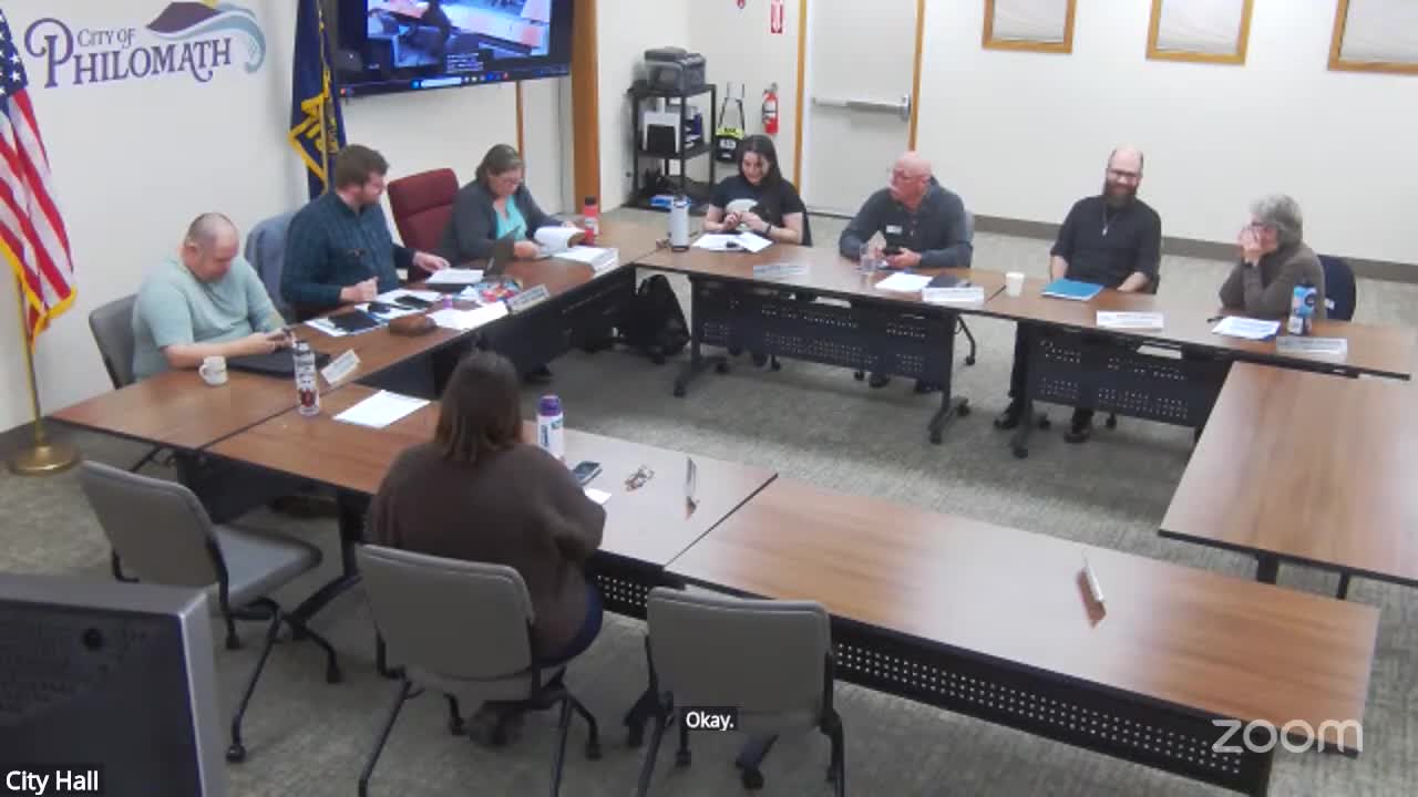 Philomath City Council moves into executive session to discuss performance evaluations