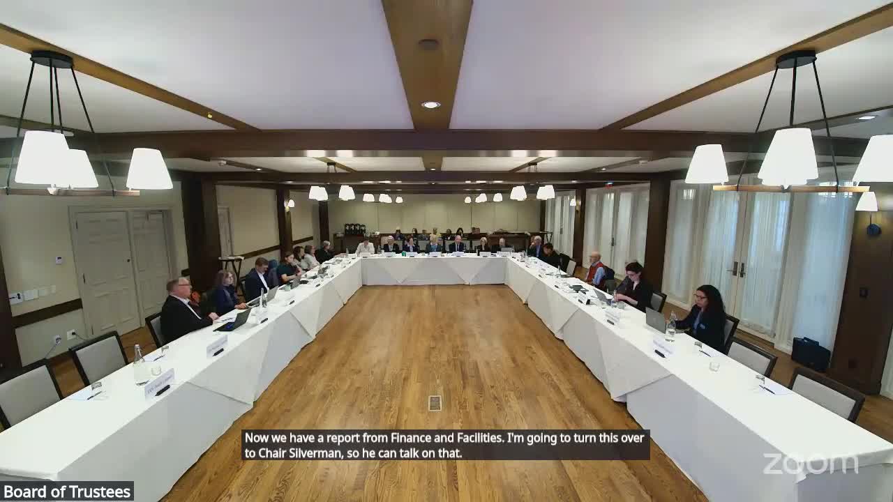 Board approves tuition and room-and-board increases for academic year 2026