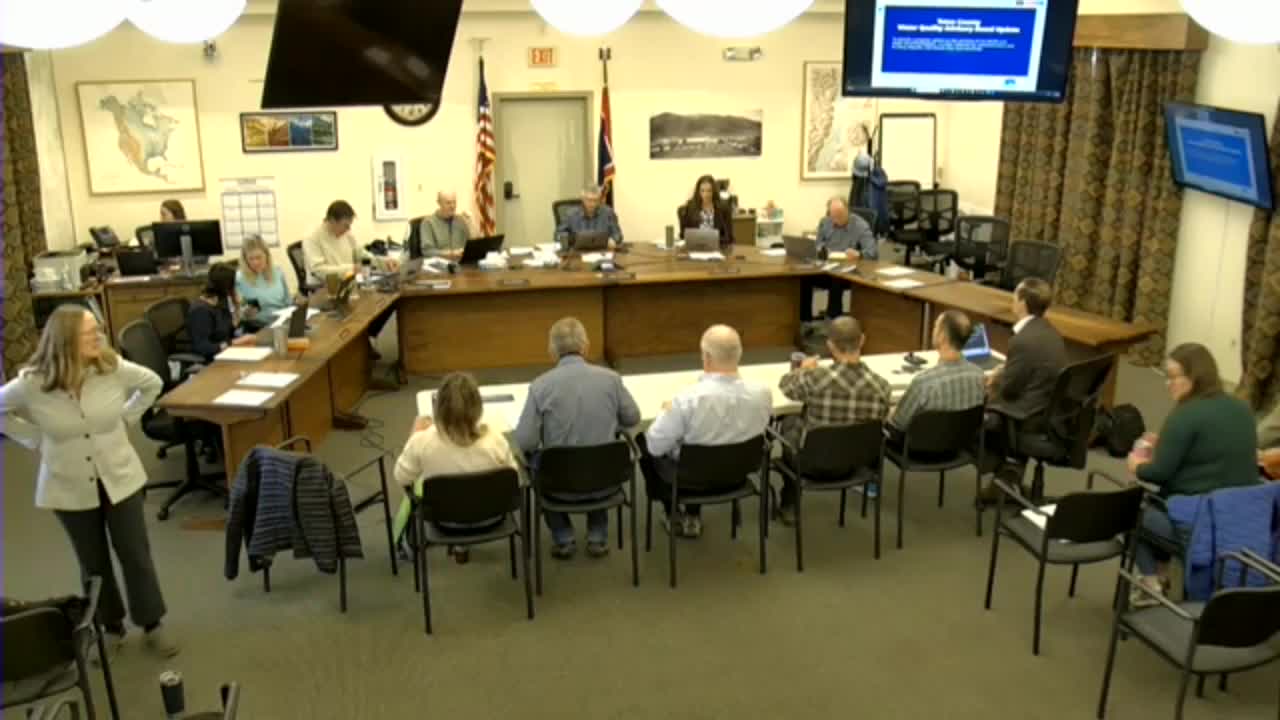 Water Quality Advisory Board urges regional coordination, funding plan and septic‑system inspections