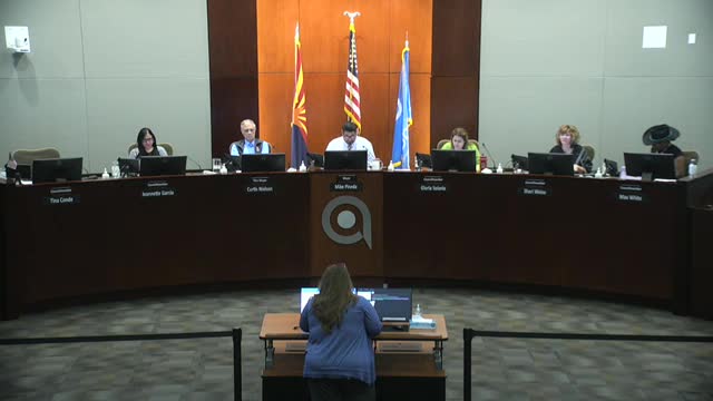 Council reviews Agua Fria Trail pedestrian bridge options; H‑truss favored for cost and span