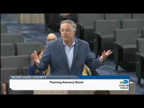 PAB briefed on CDMP Evaluation & Appraisal Report timeline; mayor’s task force to deliver recommendations in 2026