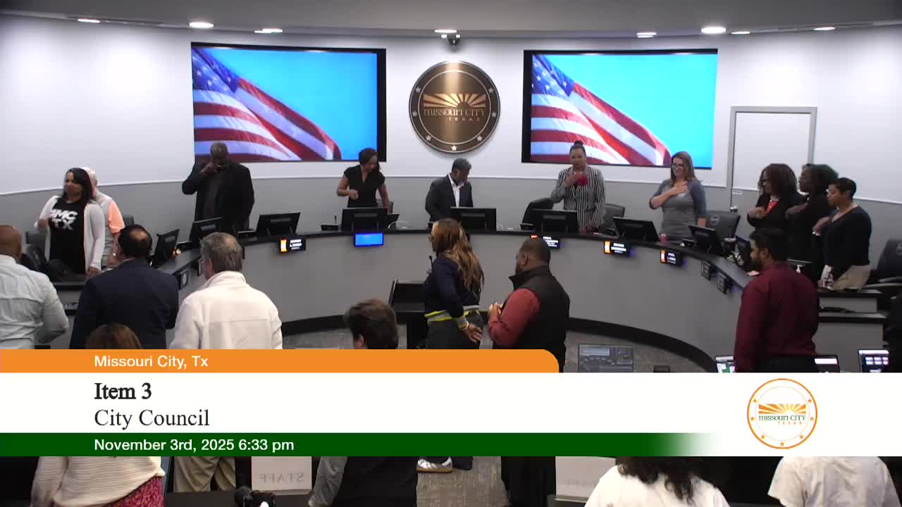 Missouri City proclaims November 2025 as National Municipal Court Week