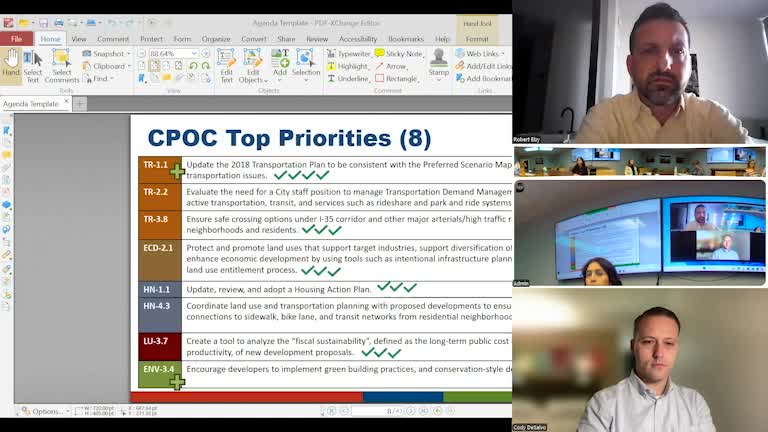 Committee backs Transportation Master Plan update, presses for land-use/transportation coordination
