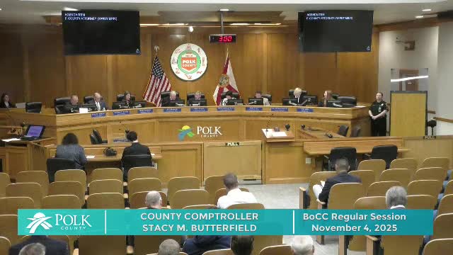 Polk County commissioners continue action on school‑board 1‑mill referendum amid frustration over limited authority