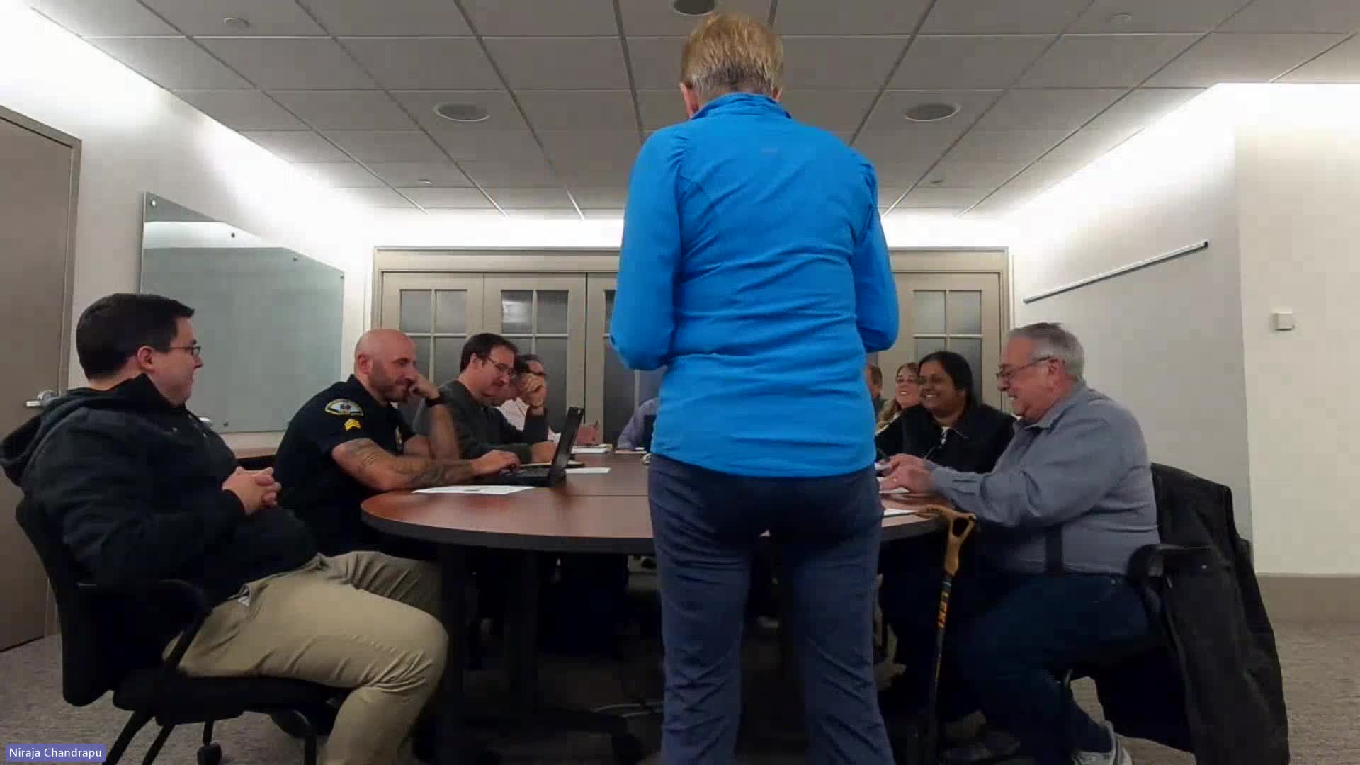 Leesburg residents press commission for crosswalk safety measures as Marvin Park Road work nears completion