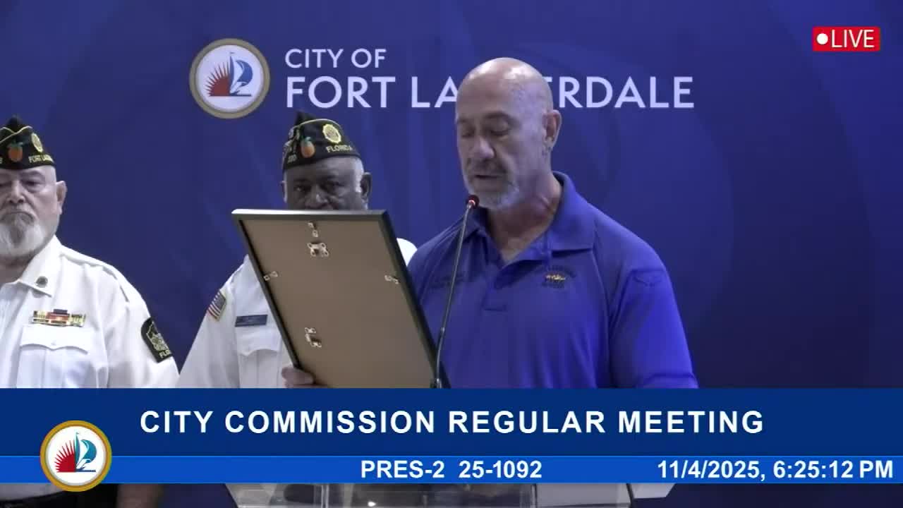 Fort Lauderdale issues proclamations honoring Marines, veterans groups and New Hope Missionary Baptist Church’s centennial