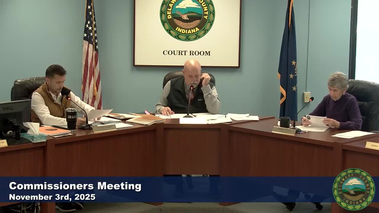 Delaware County signs interlocal pump-and-haul agreement with Muncie Sanitary District for justice center wet well