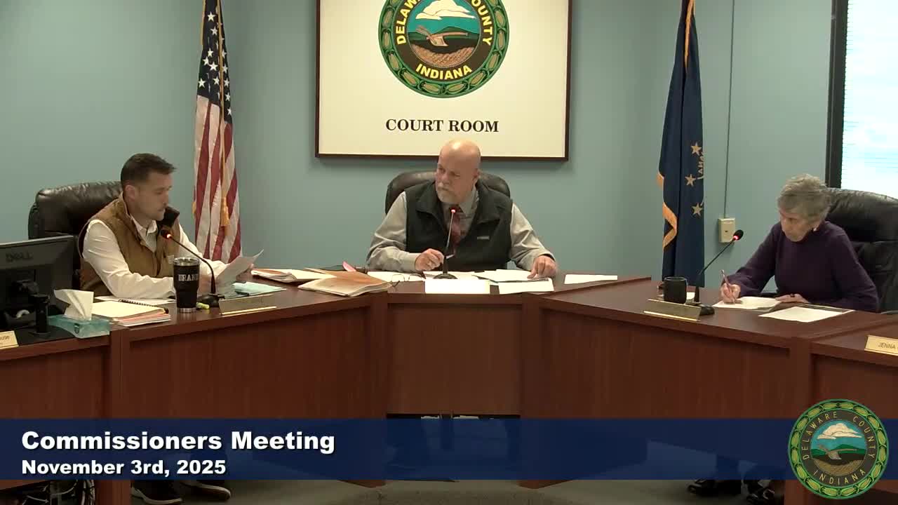 Votes at a glance: Delaware County commissioners, Nov. 3 meeting
