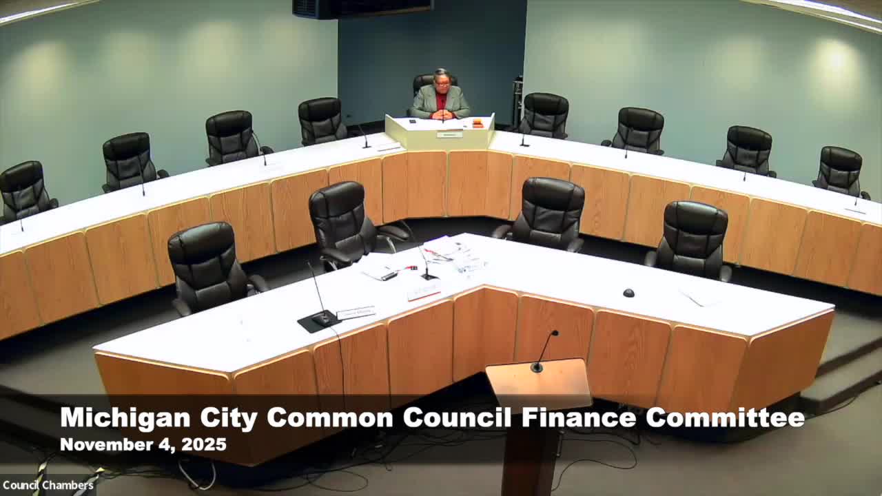 No quorum; finance staff reviews $442,125.68 in Michigan City Riverboat claims and reports fund balances