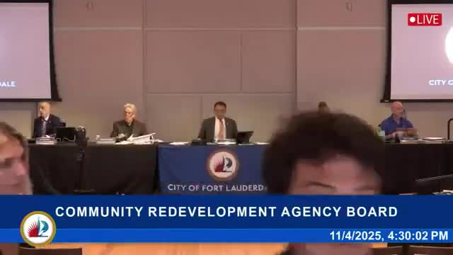 CRA board approves minutes and amended development agreement for Aldridge & Larimore project
