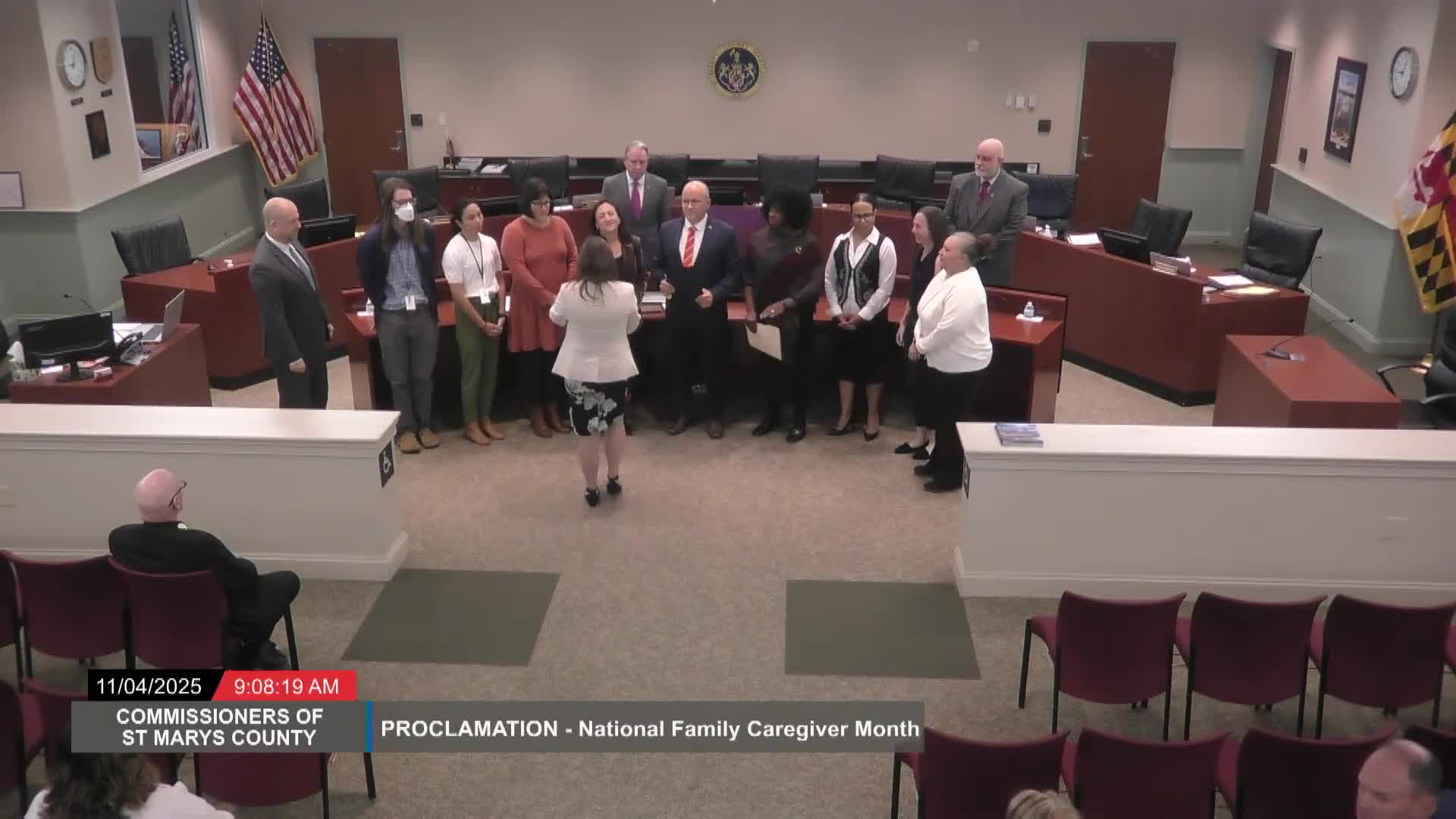 Commissioners proclaim November as Family Caregivers Month and recognize Animal Shelter Appreciation Week