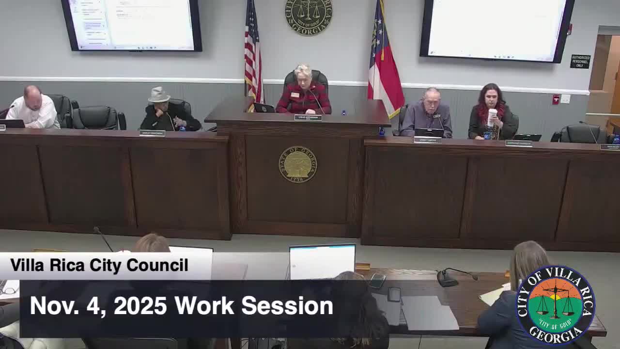 Villa Rica staff to provide monthly flagged development updates; council asks to separate inactive projects