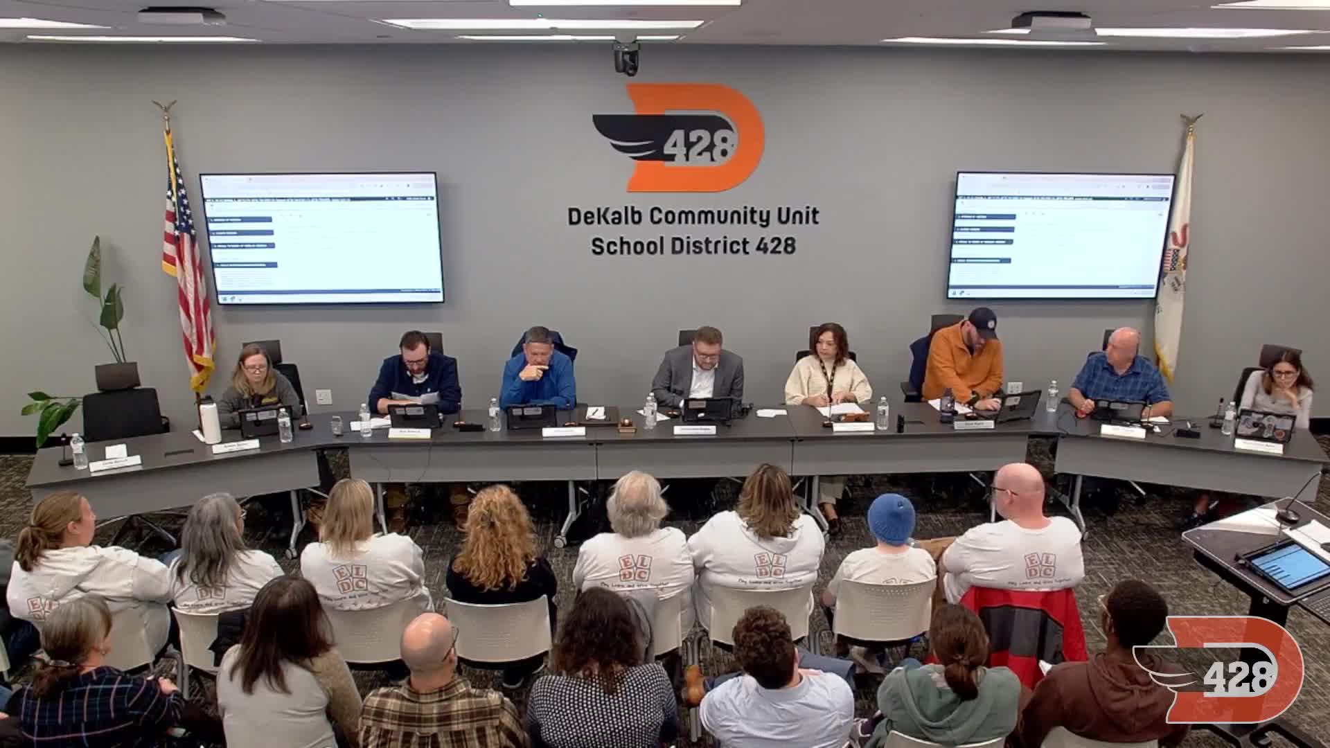 DeKalb board commits tax revenue to new 24-classroom ELDC; agrees to separate reconfiguration planning to boost public input