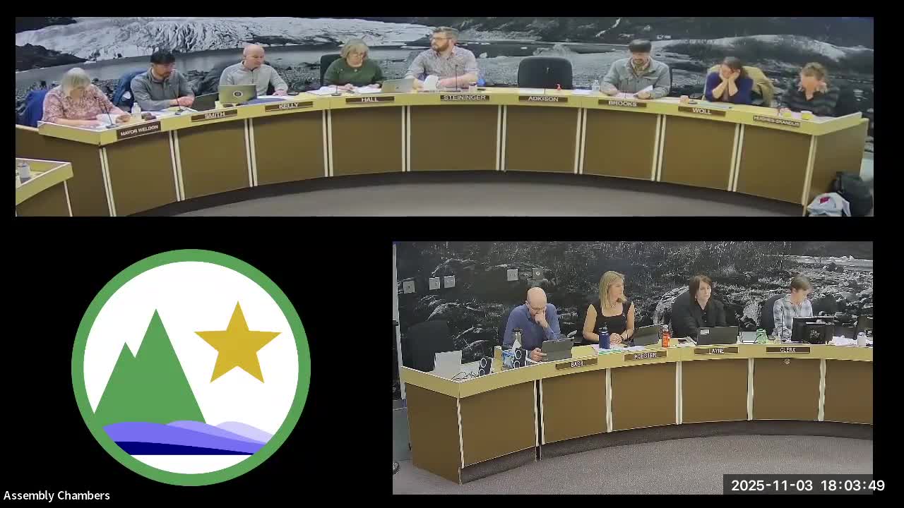 Juneau assembly directs staff to scope West Douglas master plan; proposed MOU with Gold Belt fails