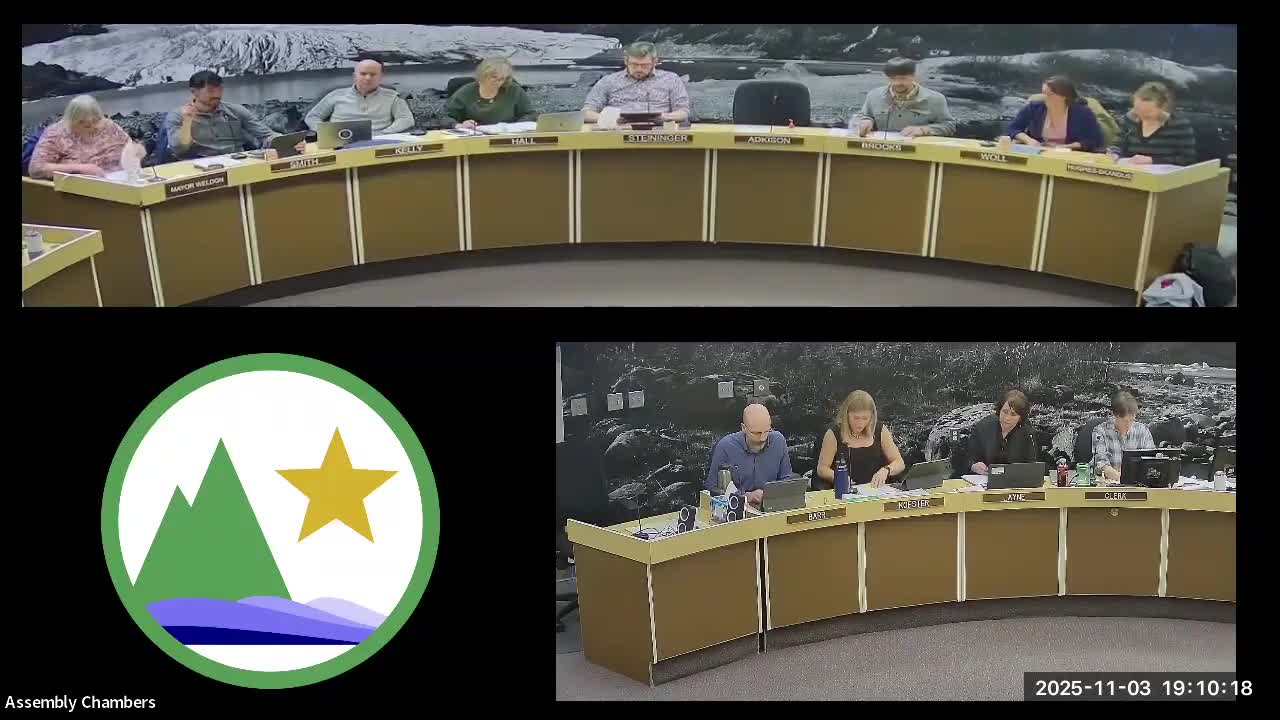 Juneau assembly hears briefing on berthing agreements and data needed to consider cruise‑ship limits