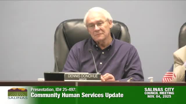 Community Human Services outlines countywide mental-health, substance-use and homeless services; Salinas remains a major local client