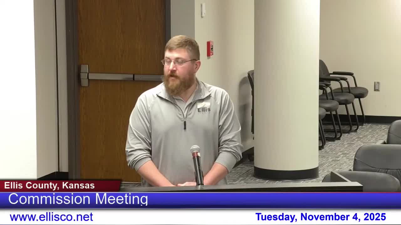 Ellis County roads director reports Hoosier Bridge reopening timeline, striping schedule and winter prep