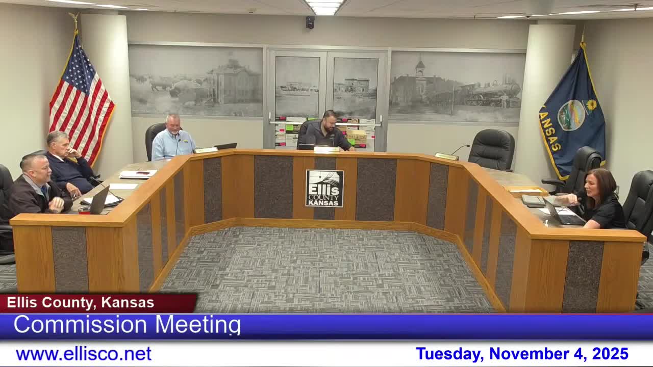 Ellis County clerk briefs commission on election-day operations and reporting schedule