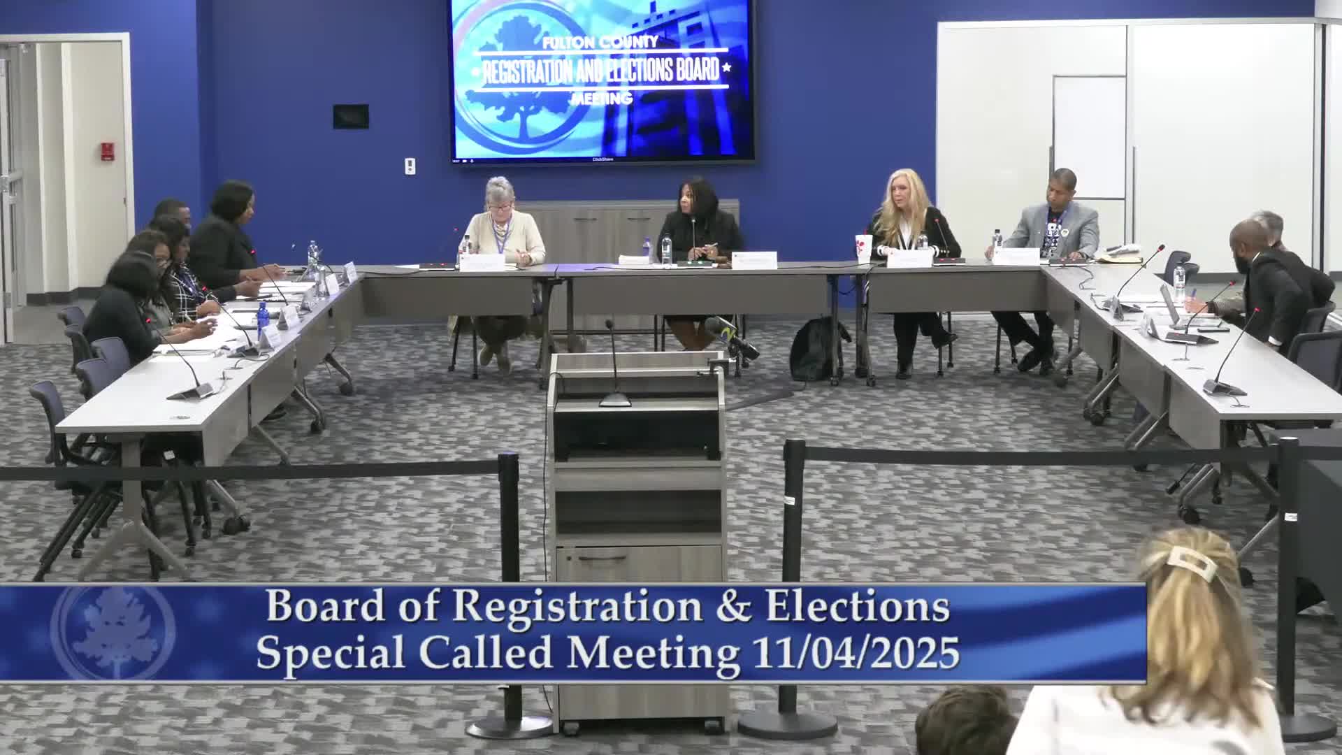 Elections staff reports smooth election night; advanced-voting totals, SD-35 early turnout reported