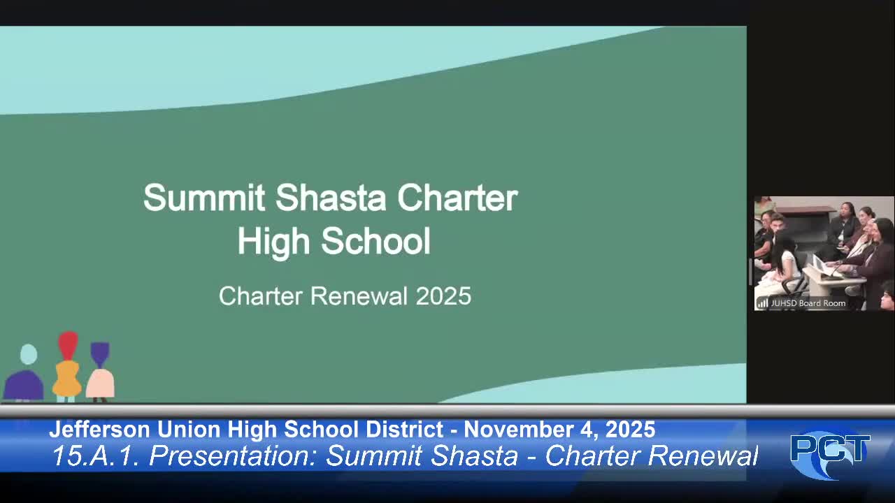 Parents, alumni and students urge board to renew Summit Shasta charter as public hearing draws large turnout