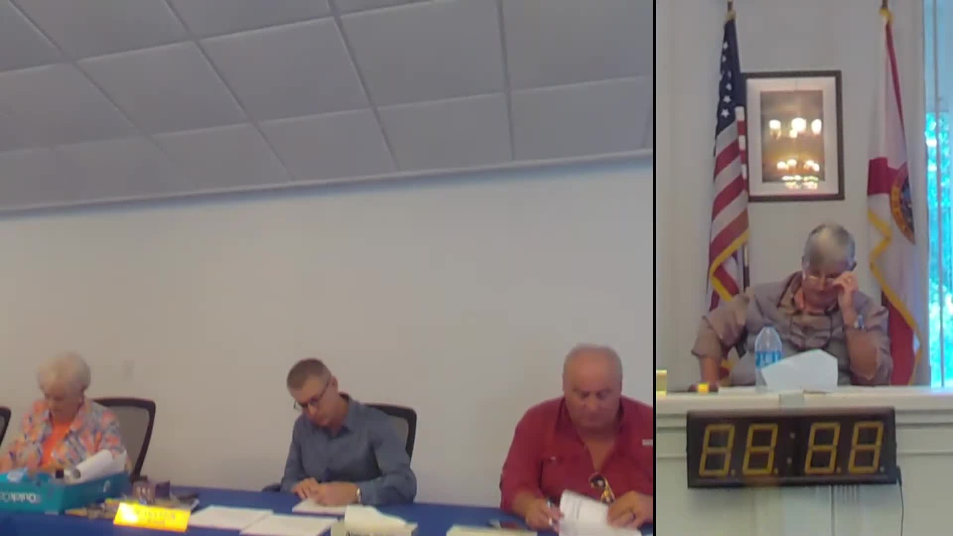 Owners seek front-setback variance for porch at Marvin Avenue property; no formal action recorded