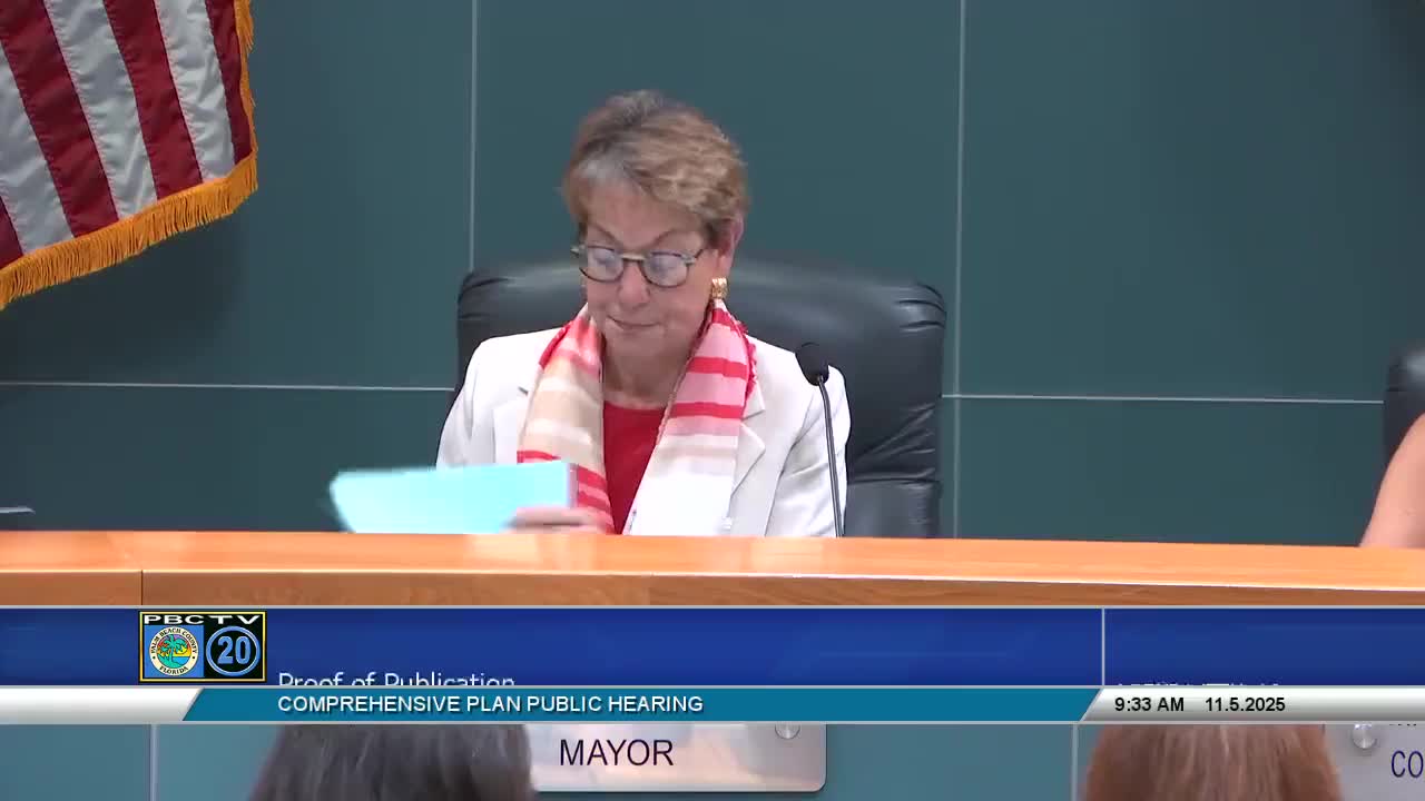 Votes at a glance: board approves multiple transmittals and procedural items, all by voice vote 6–0